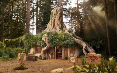 Most akár te is lefoglalhatod Shrek házát az Airbnb-n, ami megszólalásig hasonlít a filmből ismert ogrelakhoz