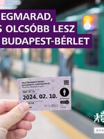 Olcsóbb lesz a Budapest-bérlet, ami a MÁV és a Volán járatain is érvényes marad