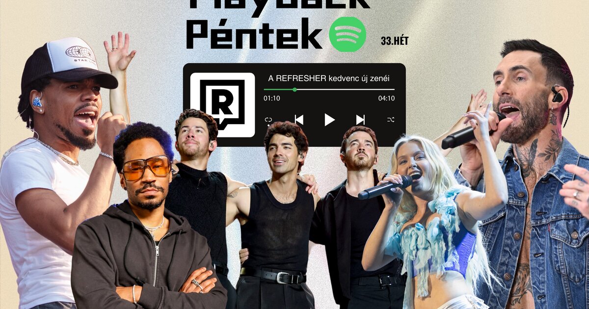 Playback Péntek: Kaytranada, Chance the Rapper, Maroon5, Jonas Brothers és Cara Larsson