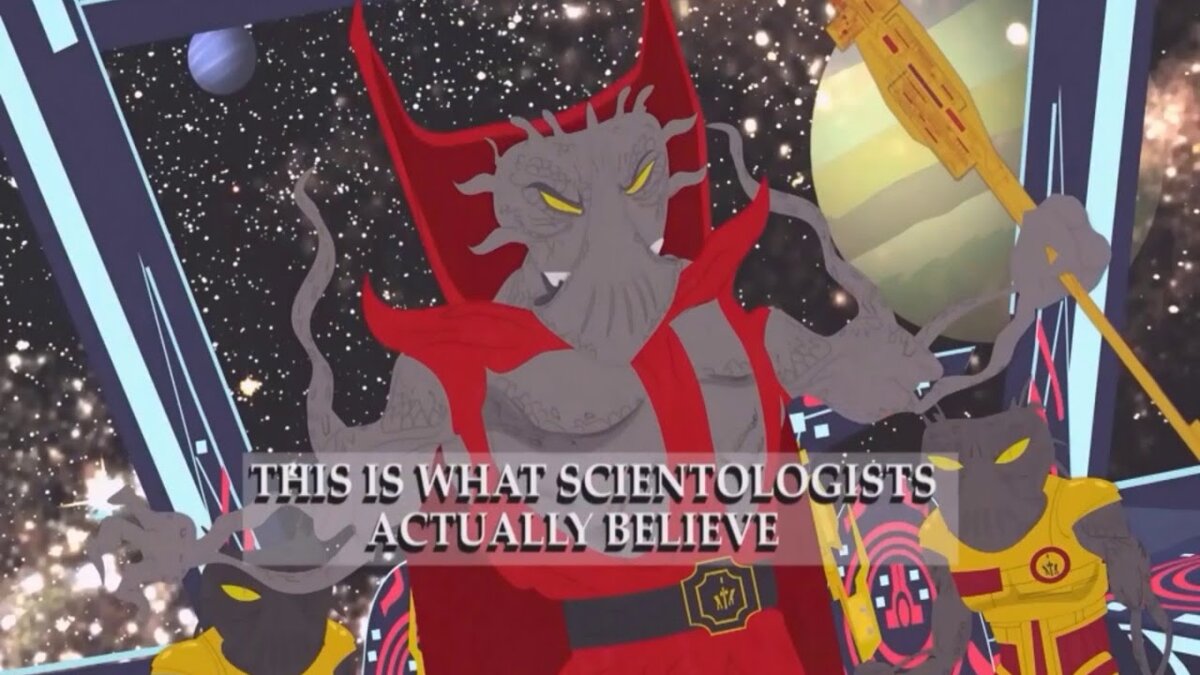 South Park Szcientológia Xenu