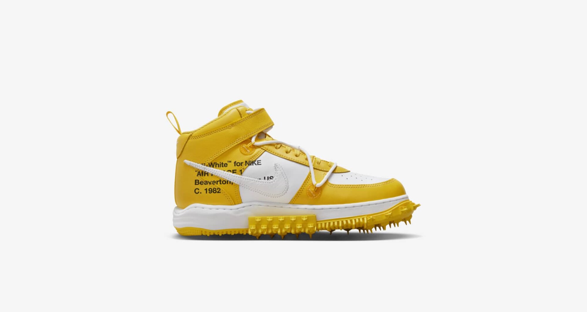 Off-White™ x Nike Air Force 1 Mid "Varsity Maize"