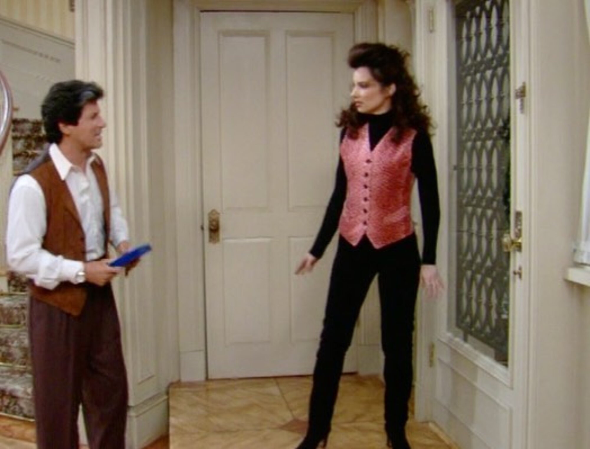 Fran Drescher Fran Fine-ként a Dadus című sorozatban.