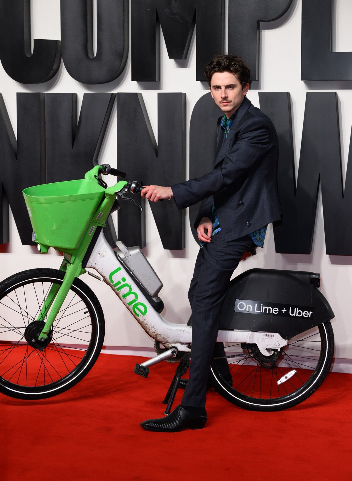Timothée Chalamet Lime-mal érkezett a "Sehol se otthon" londoni premierjére