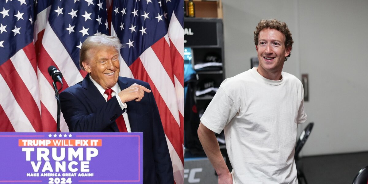Donald Trump és Mark Zuckerberg