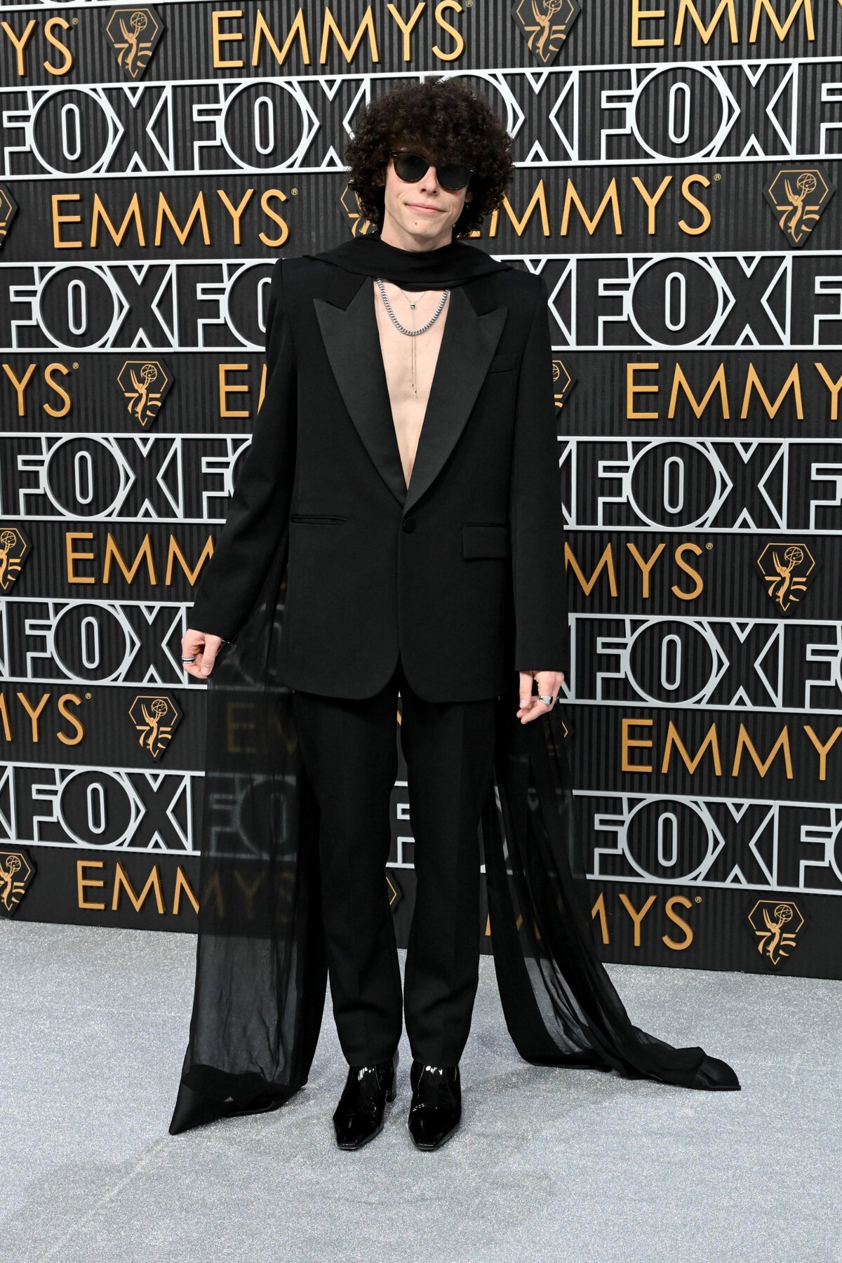 Reece Feldman a 75. Primetime Emmy-díjátadón a kaliforniai Los Angelesben, a Peacock Színházban 2024. január 15-én. 