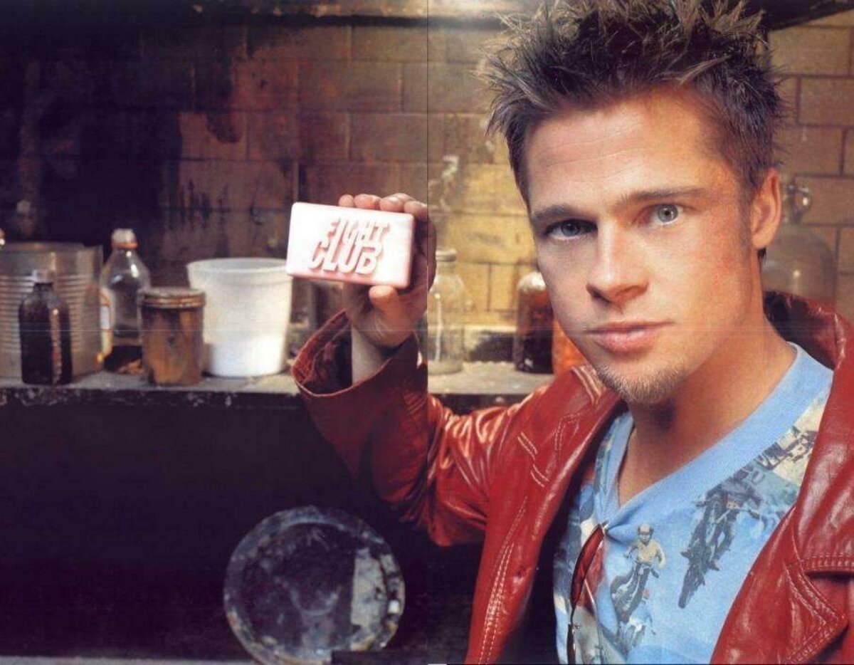 brad pitt, szappan, harcosok klubja, fight club