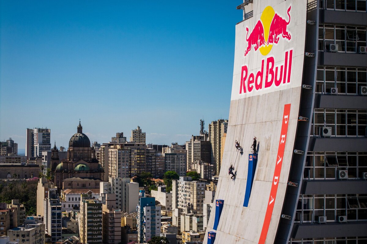 Red Bull Building Drop