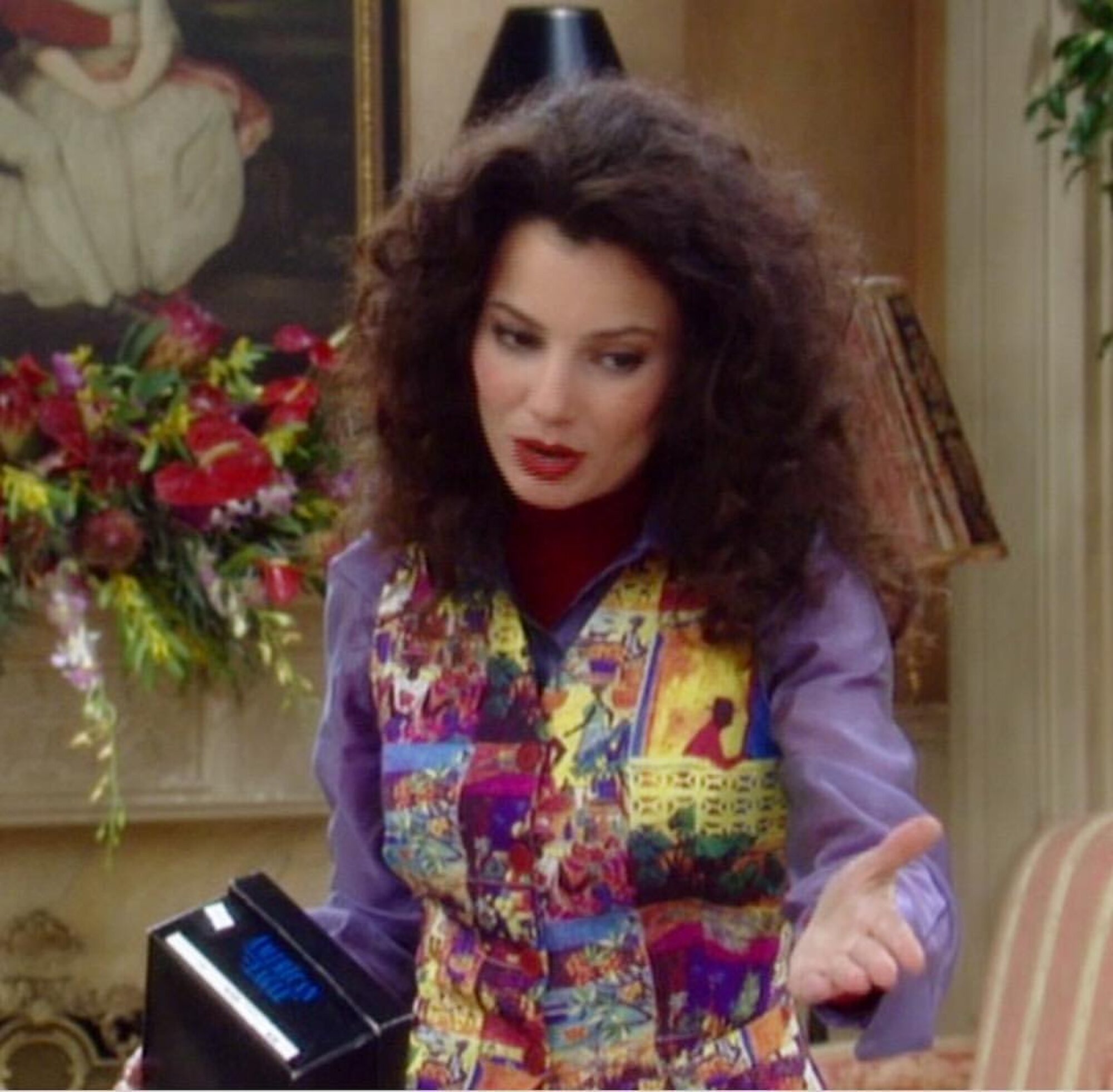 Fran Drescher Fran Fine-ként a Dadus című sorozatban.
