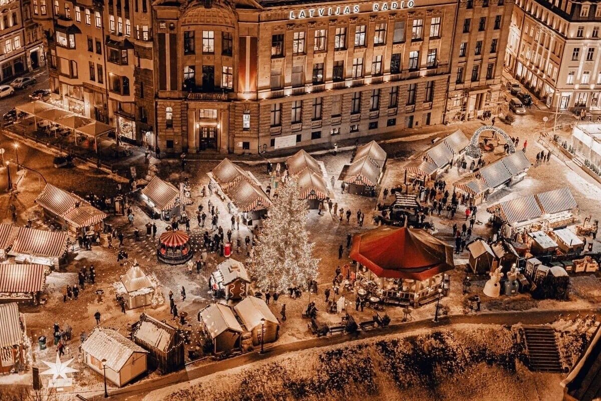 A rigait a legszebben kivilágított karácsonyi vásárnak választották