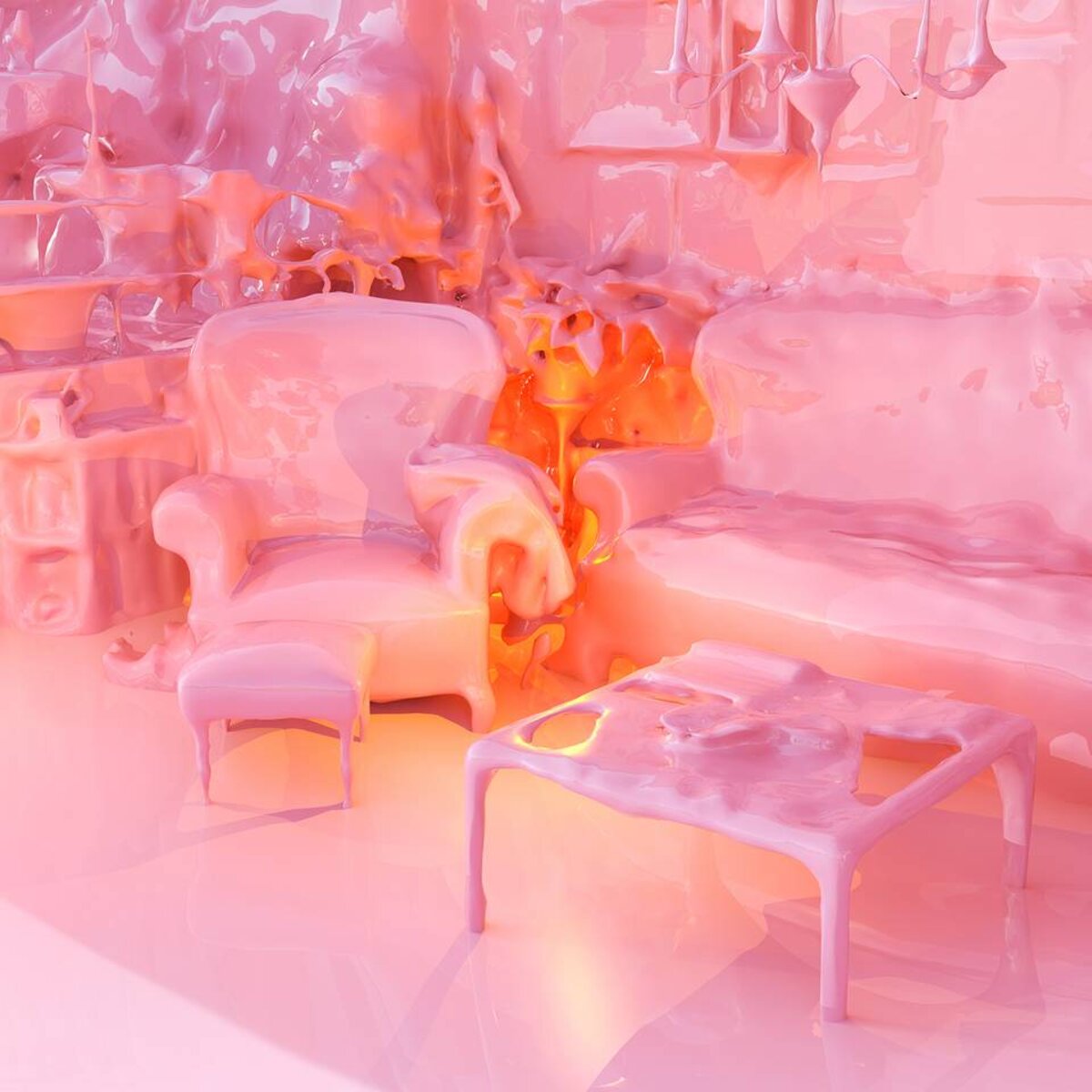 kiállítás, pink, editory