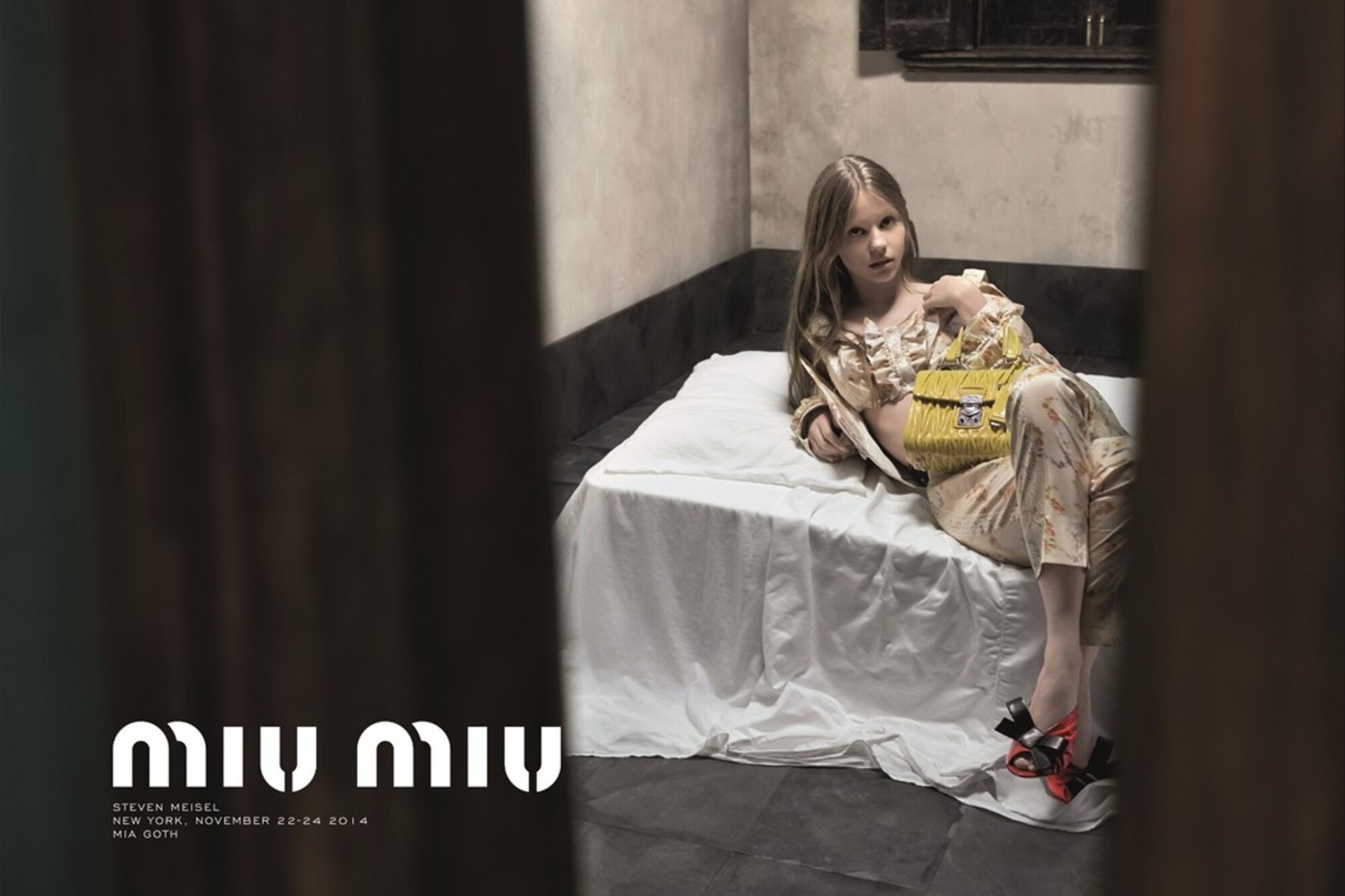 A Miu Miu 2015-ös kampánya Mia Goth-tal