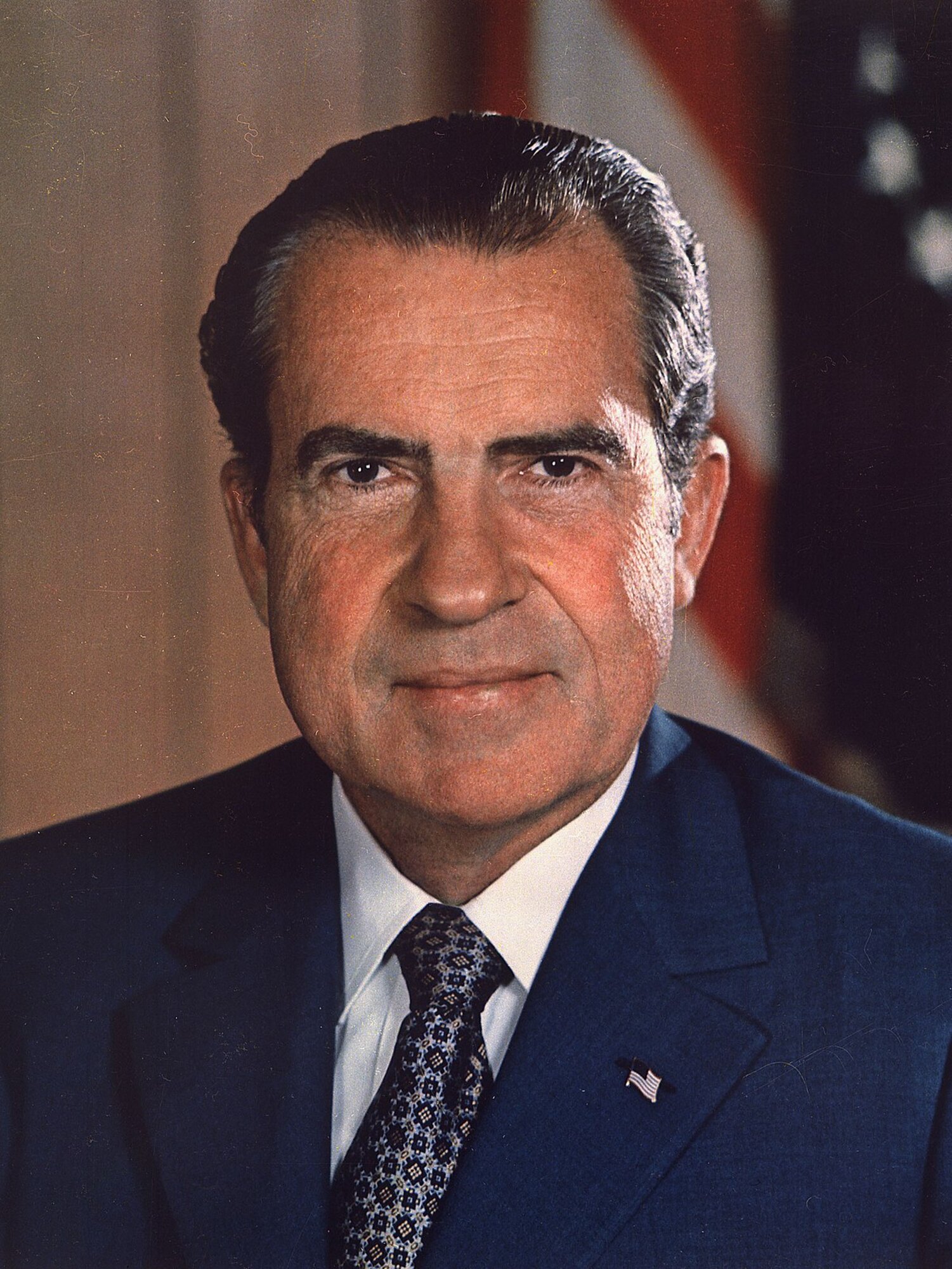 Nixon amerikai elnök.
