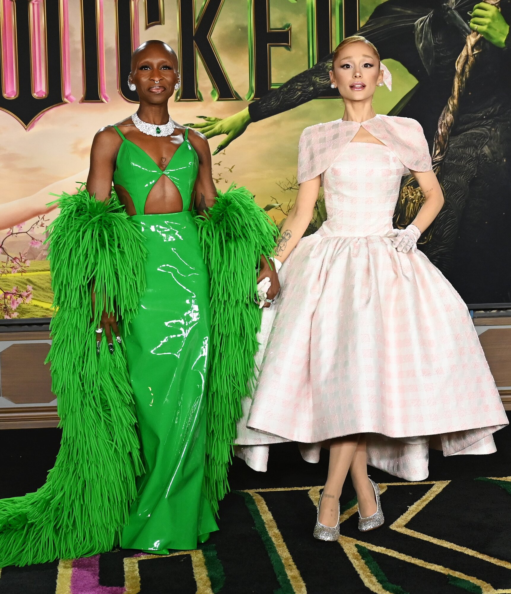 Cynthia Erivo, Ariana Grande a Wicked Los Angeles-i premierjén.
