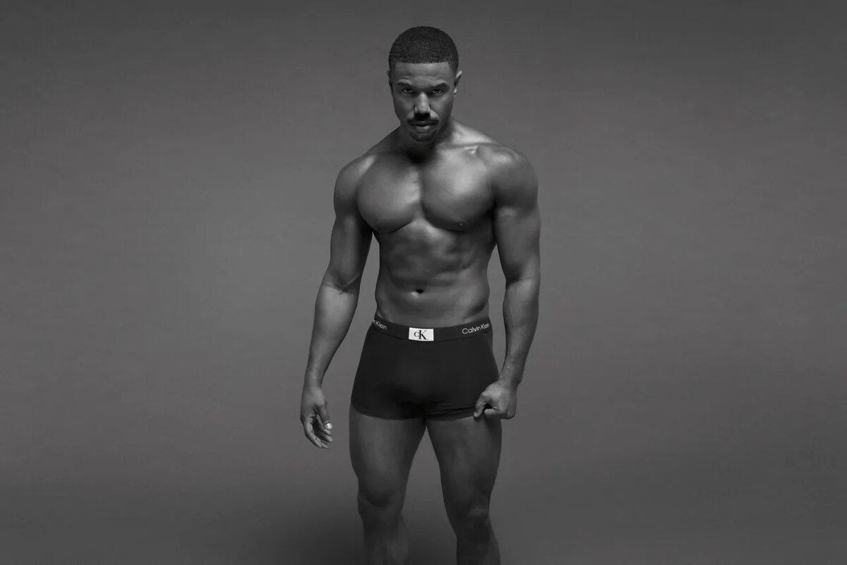 Michael B. Jordan a Calvin Klein bokszereiben