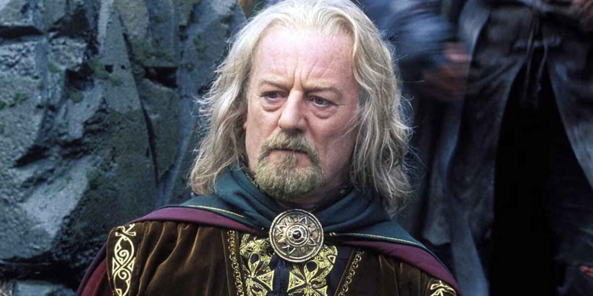 Bernard Hill Théoden király szerepében A Gyűrűk Urában