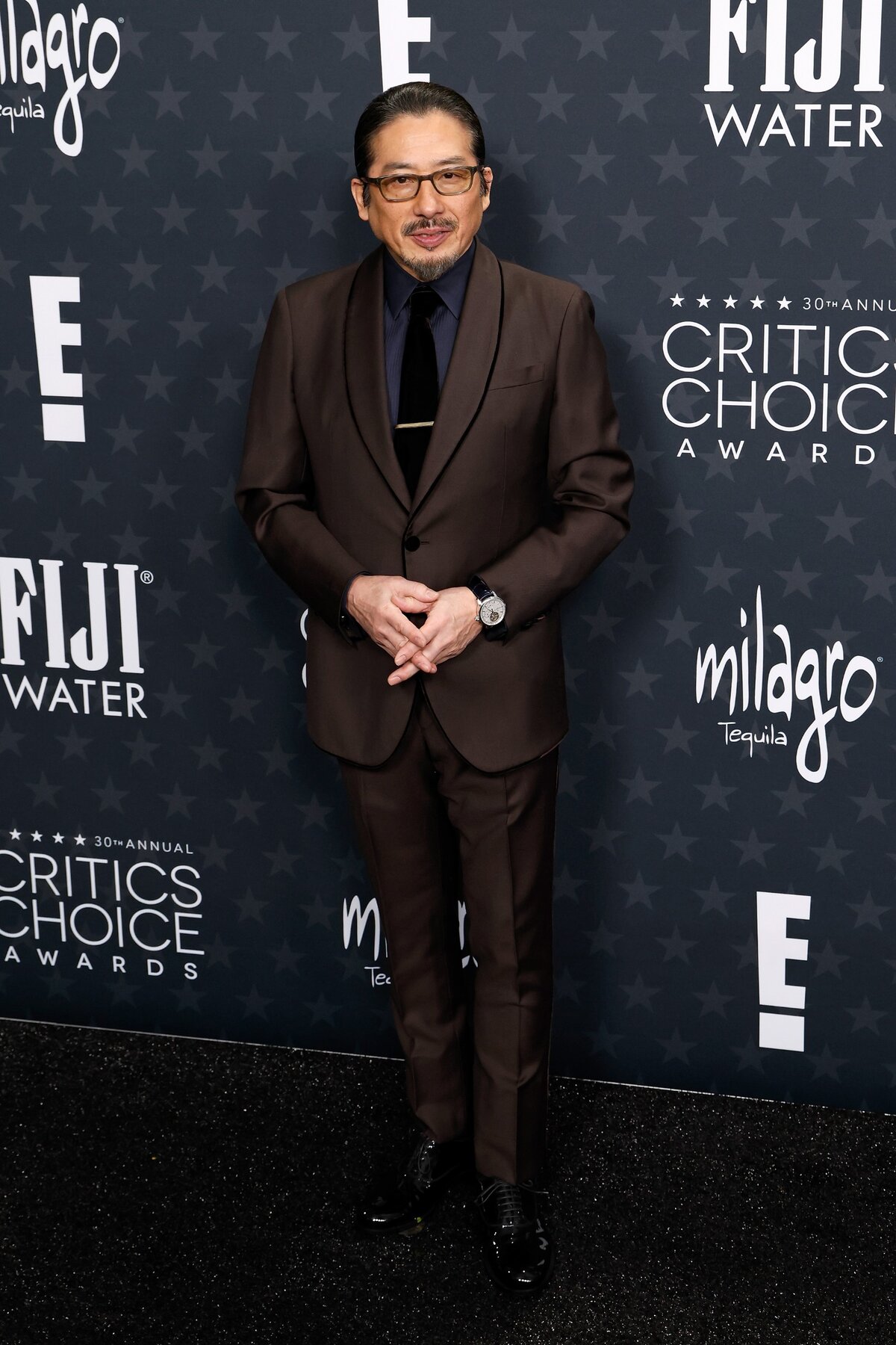Hiroyuki Sanada a 2025-ös Critics Choice Awards-on február 7-én, 2025-ben.