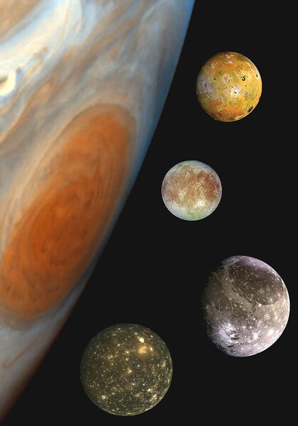 A Jupiternek (a legutóbbi 2018-as adatok szerint) 79 holdja van, a négy legnagyobbat felfedezőjük után  Galilei-holdaknak nevezték el. Mi a neve a legnagyobb holdnak? 