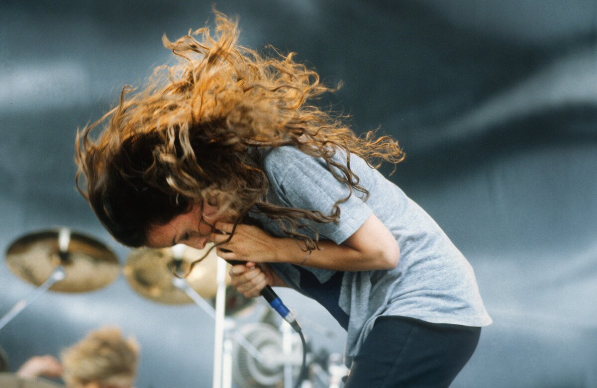 Alanis Morissette 1996 nyarán belga Torhout-Werchter fesztiválon.