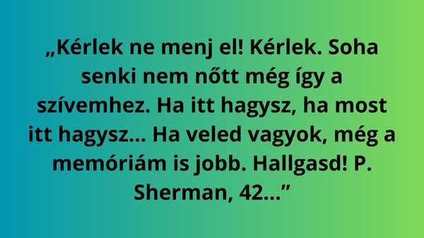 P. Sherman?